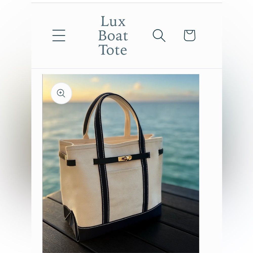 Lux Boat Tote New